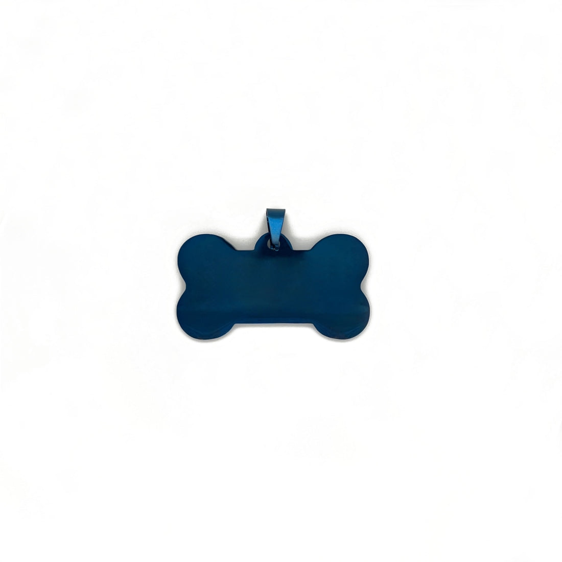 Blue Bone Dog Tag